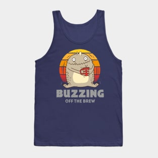 Buzzing off the Brew - Coffee Monster Tank Top